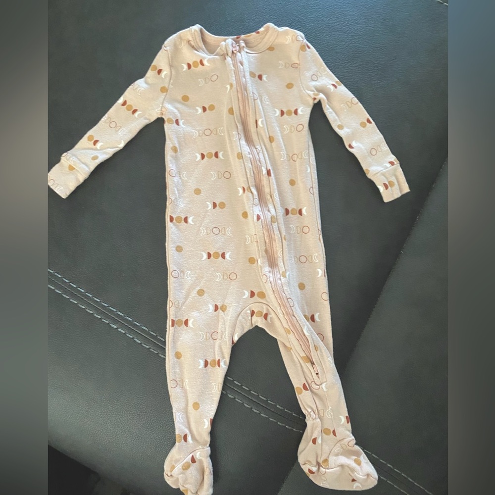 Little co baby sleeper size 3months gender neutral with moon phases